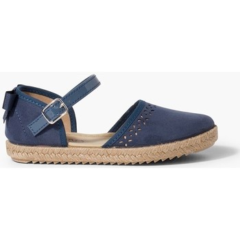 Chaussures Fille Sandales et Nu-pieds Pisamonas Espadrille hachée avec boucle au dos Bleu