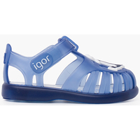 Chaussures Fille Chaussures aquatiques Pisamonas Sandales pour la plage nautiques à scratch Bleu