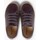 Chaussures Fille Baskets basses Pisamonas Chaussures à lacets en velours à semelle large pour enfants Gris