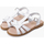 Chaussures Fille Sandales et Nu-pieds Pisamonas  Blanc
