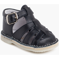 Chaussures Fille Sandales et Nu-pieds Pisamonas Sandales crabe en cuir pour bébé avec fermeture à boucle Bleu