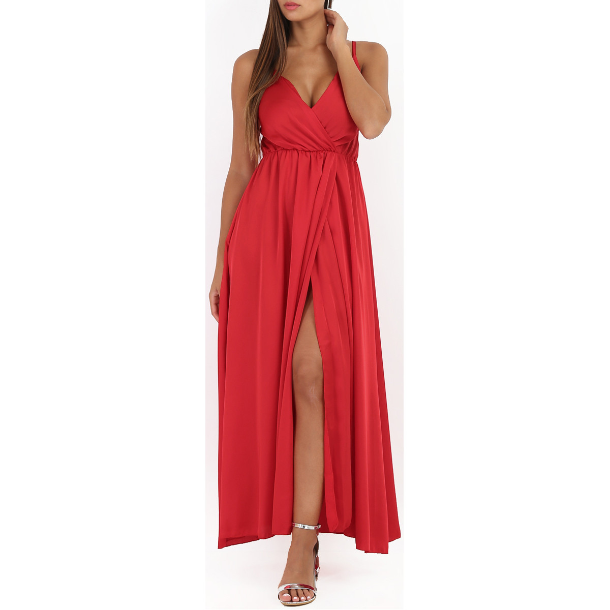 Vêtements Femme Robes La Modeuse 20183_P56232 Rouge