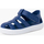 Chaussures Fille Baskets basses Pisamonas Sandales plastique type baskets à scratch Bleu