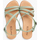 Chaussures Fille Sandales et Nu-pieds Pisamonas Sandales à bretelles croisées et fermeture à boucle pour fille Vert