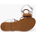Chaussures Fille Sandales et Nu-pieds Pisamonas Sandales en cuir avec cercles et fermeture à boucle Blanc