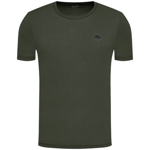 Vêtements Homme T-shirts manches courtes Ea7 Emporio Armani v-neck T-shirt Noir