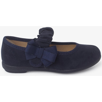 Chaussures Fille Ballerines / babies Pisamonas Bracelet à volants et ruban Merceditas pour fille Bleu