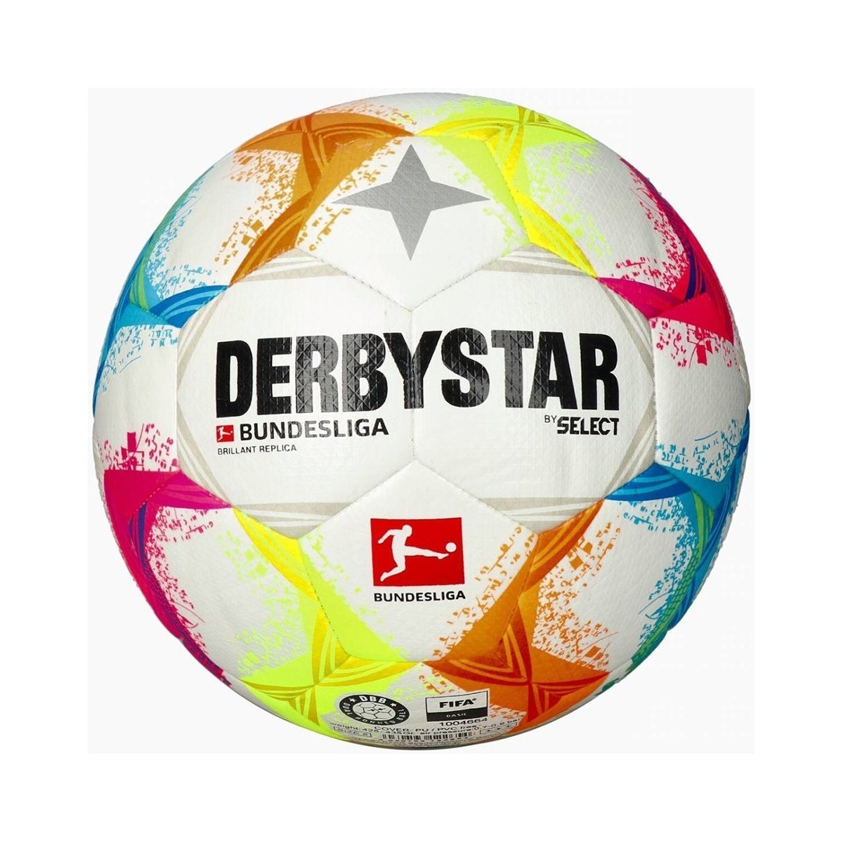 Accessoires Ballons de sport Select Derbystar Bundesliga V22 Brillant Replica Blanc, Jaune, Bleu