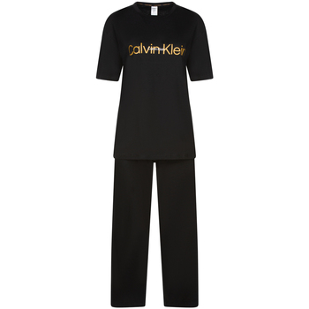 Vêtements Homme Pyjamas / Chemises de nuit Calvin Klein Jeans Pyjama long fermée Noir