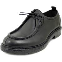 Chaussures Homme Derbies Exton Homme Chaussures, Derby, Cuir douce - 9027 Noir