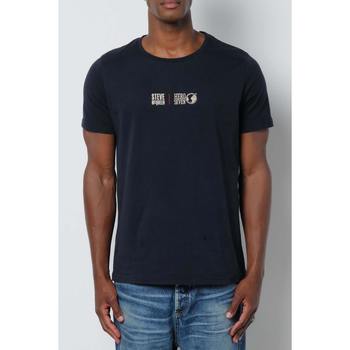 Vêtements Homme Débardeurs / T-shirts sans manche Hero Seven FACE TO FACE DARK BLUE H22106 Bleu marine