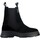 Chaussures Femme Boots Gant Bottines Cuir Janebi Noir