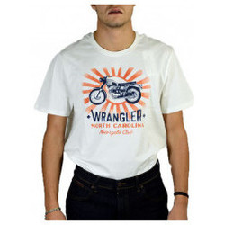 Vêtements Homme T-shirts & Polos Wrangler AMERICANA TEE Blanc