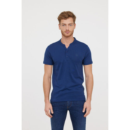 Vêtements Homme T-shirt Arari Framboise Lee Cooper T-shirt Asilo Gris chine Bleu