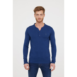 Vêtements Homme T-shirts & Polos Lee Cooper T-shirt Asilo Celadon Blue Bleu