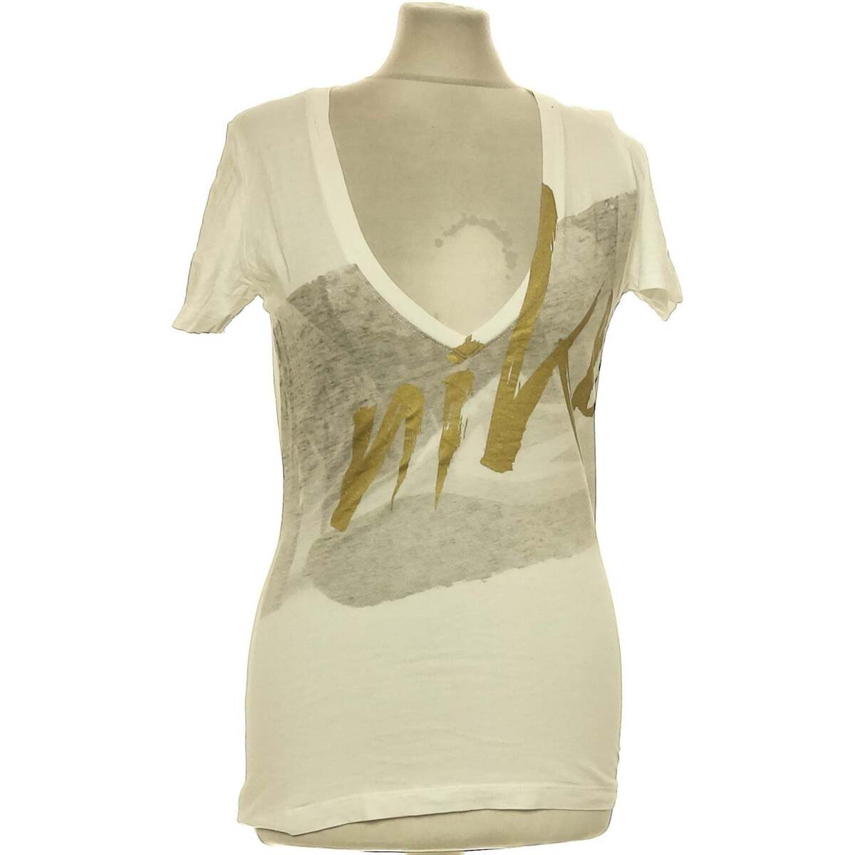 Vêtements Femme T-shirts & Polos Nike top manches courtes  36 - T1 - S Blanc Blanc