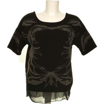Vêtements Femme T-shirts manches courtes Zara top manches courtes  36 - T1 - S Noir Noir