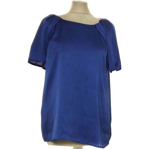 Vêtements Femme Proenza Schouler tweed long dress Mango top manches courtes  38 - T2 - M Bleu Bleu
