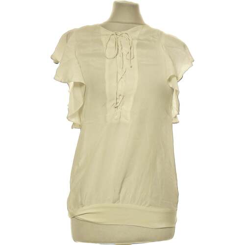 Vêtements Femme T-shirts & Polos Zara top manches courtes  38 - T2 - M Beige Beige