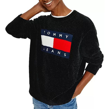 Vêtements Homme Sweats Tommy Jeans Original flag logo Noir