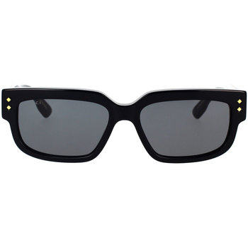 Gucci Eyewear aviator-frame tinted sunglasses Homme Lunettes de soleil Gucci Occhiali da Sole  GG1218S 001 Noir