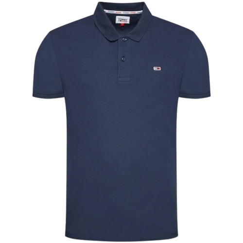 Vêtements Homme T-shirts & Polos Tommy Jeans Polo manches courtes homme  ref 58105 C Bleu