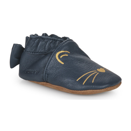 Chaussures Fille Chaussons Robeez GOLDY CAT Marine