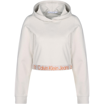 Vêtements Homme Sweats Calvin Klein Jeans track Sweat à capuche Beige