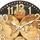 Maison & Déco Horloges Signes Grimalt Horloge mappemonde 34 cm Marron