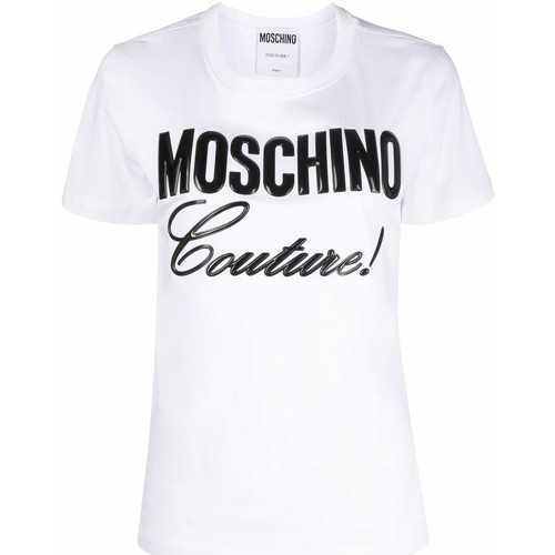 Vêtements Femme Love Moschino Vestito modello T-shirt con stampa Bianco Moschino A07065441 2001 Blanc