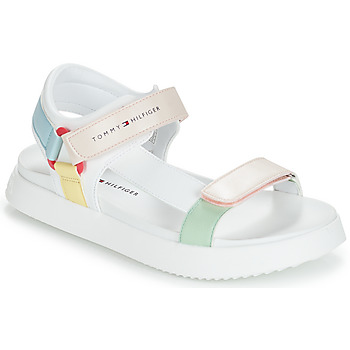 Chaussures Fille Sandales et Nu-pieds Tommy Hilfiger JERRY Blanc / Multicolore