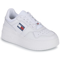 Chaussures Femme Baskets basses Tommy son Jeans TOMMY son JEANS RETRO BASKET FLATF Blanc
