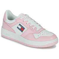 Chaussures Beauty Baskets basses Tommy Jeans TOMMY JEANS RETRO BASKET WMN Rose