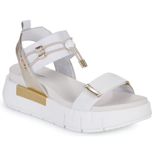 Chaussures Femme Walk & Fly NeroGiardini E219025D-415 Blanc