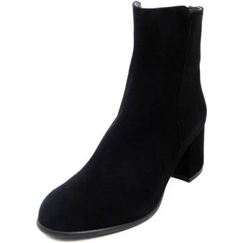 Chaussures Femme Boots Osvaldo Pericoli Tri par pertinence, Zip, Daim-5117CA Noir