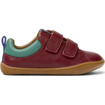 Chaussures Enfant Baskets mode Camper Sneaker Peu Cami cuir Rouge