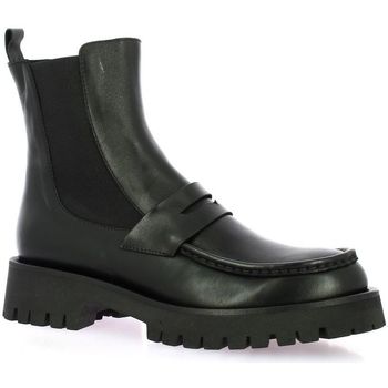 Chaussures Femme Boots owy Pao Boots owy cuir Noir