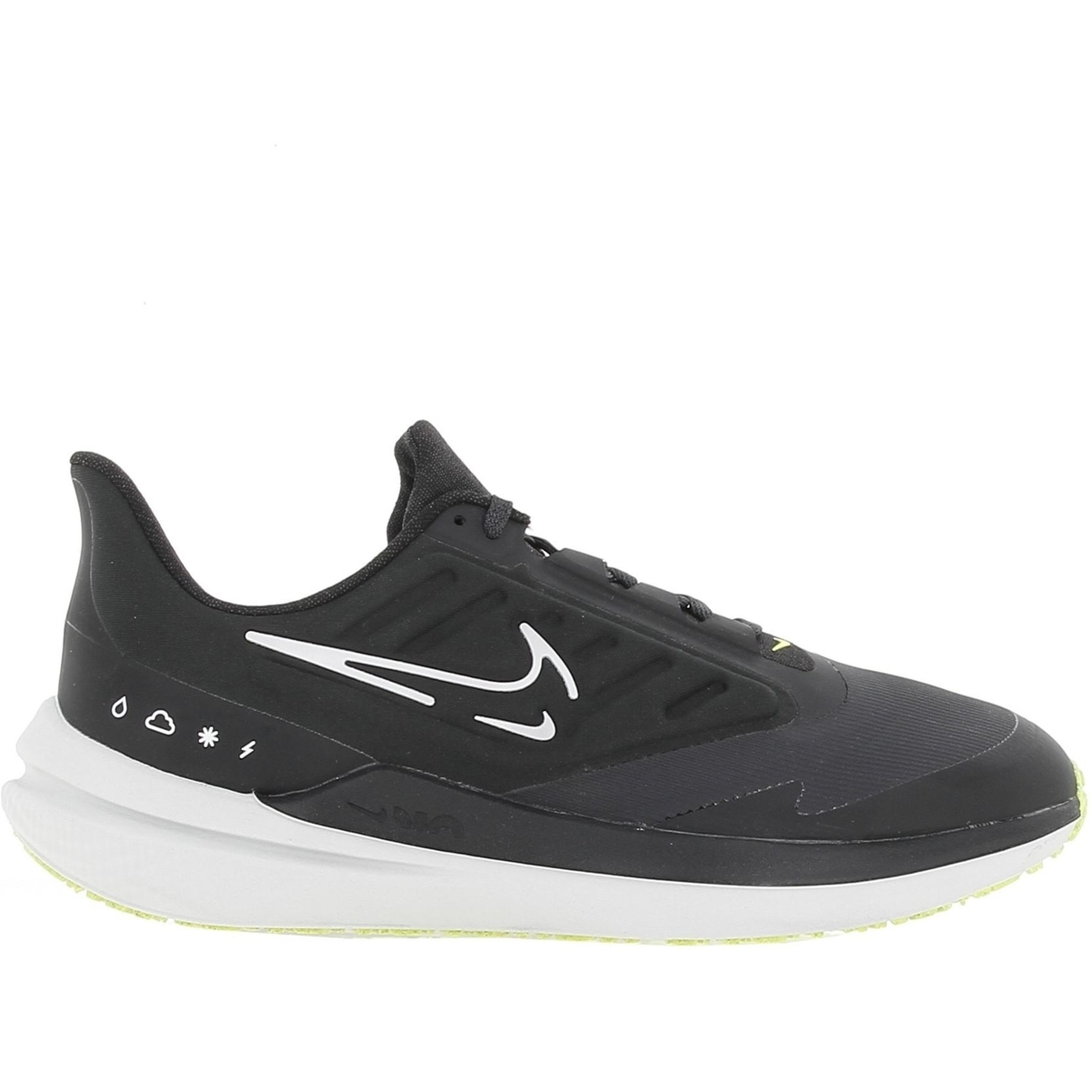 Chaussures Homme Running / trail Nike air winflo 9 shield Noir