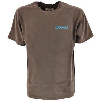 Vêtements Homme T-shirts manches courtes Gramicci T-shirt Leaf Homme Brown Pigment Marron