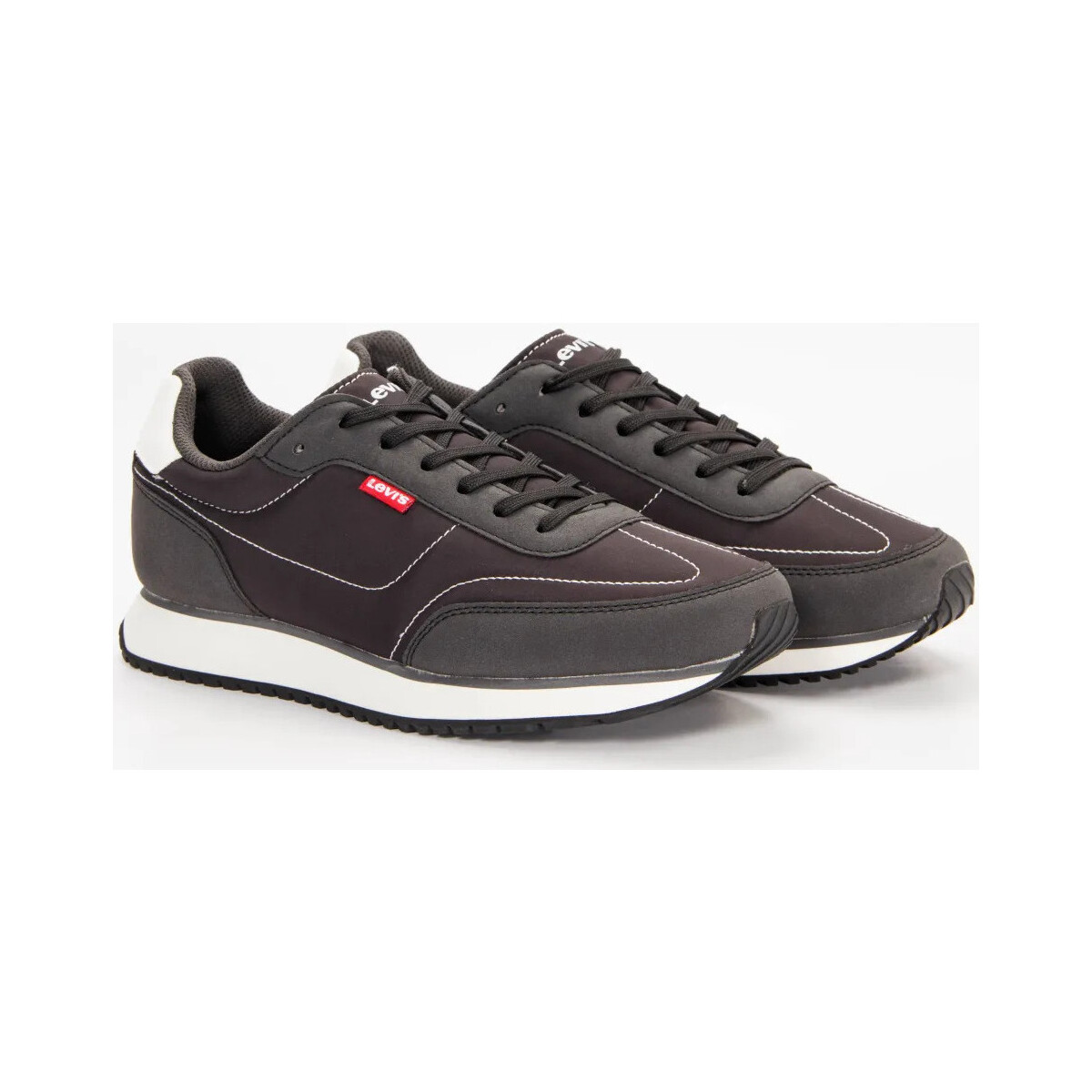 Chaussures Homme Baskets basses Levi's Stag runner Noir