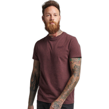 Vêtements Homme T-shirts & Polos Superdry T-shirt  Vintage Logo deepest burgundy grit