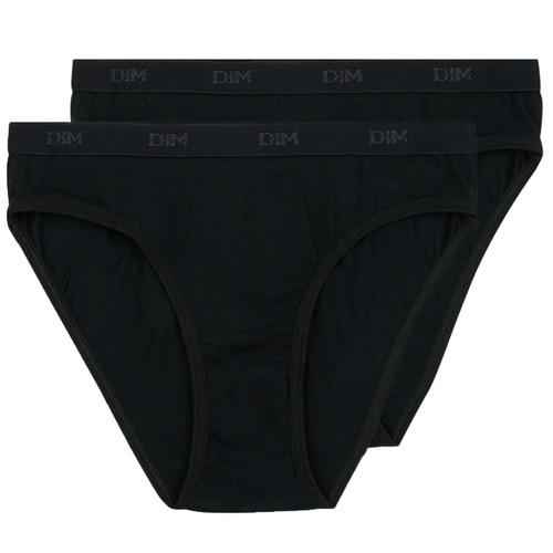 Sous-vêtements Fille Décorations de noël DIM POCKET ECODIM PACK X2 Noir