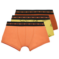 Sous-vêtements Garçon Boxers DIM MODE COTON STRETCH PACK X3 Orange / Jaune