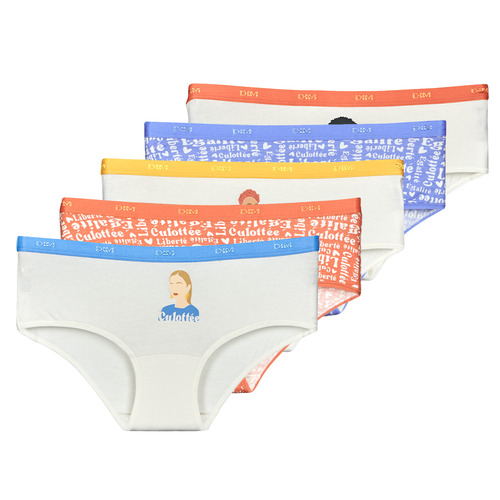 Sous-vêtements Femme Shorts & Bermudas DIM COTON STRETCH BOXER PACK X5 Multicolore