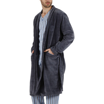 Vêtements Homme Pyjamas / Chemises de nuit Admas Robe de chambre Every Stripes Bleu Marine