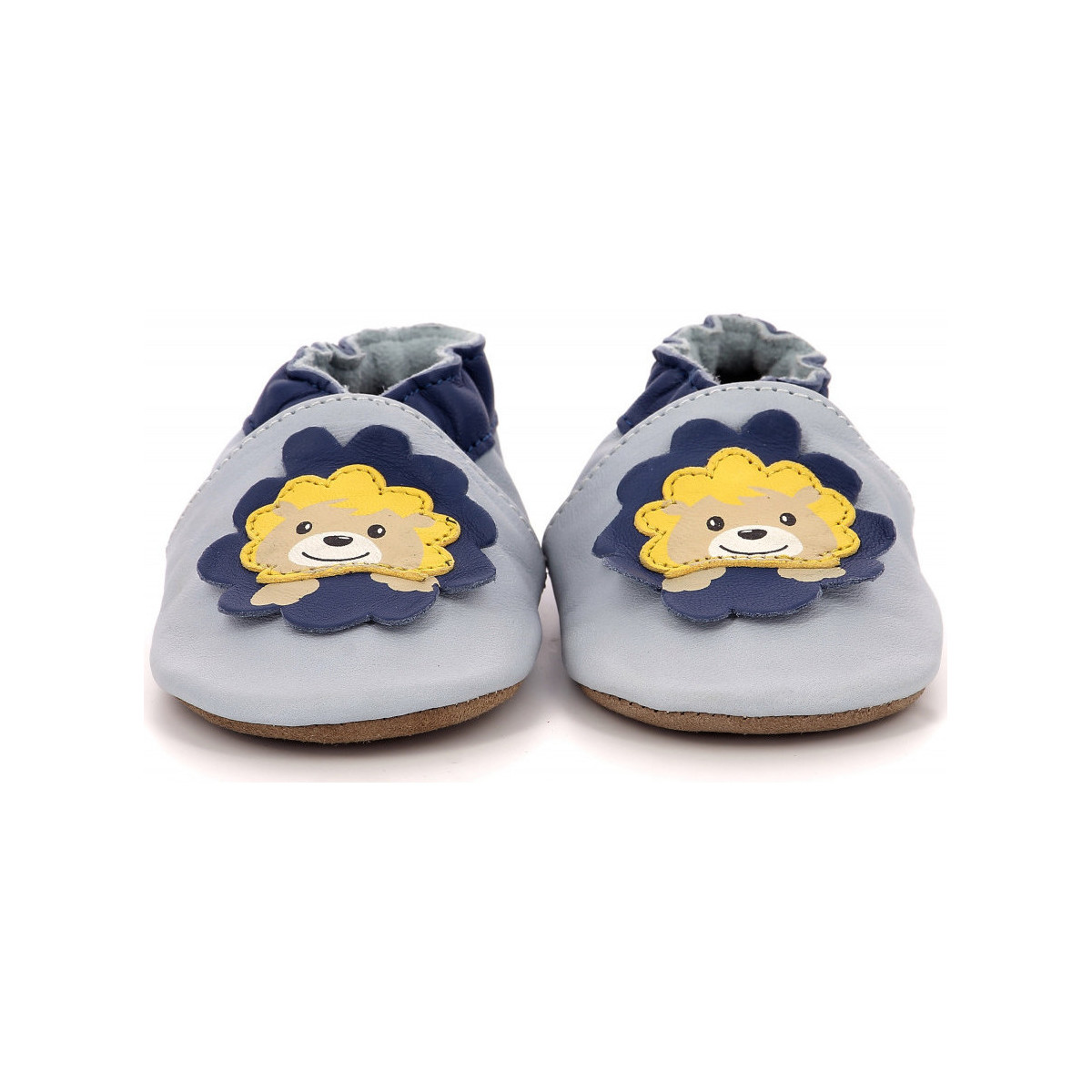 Chaussures Enfant Chaussons bébés Robeez Happy Lion Bleu