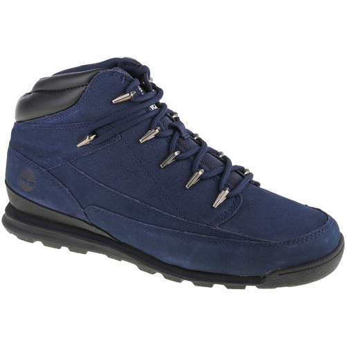 Chaussures Homme Teni Timberland Euro Rock Mid Hiker Bleu