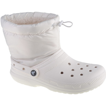 Chaussures Femme Bottes de neige Crocs lapi Classic Lined Neo Puff Boot Blanc