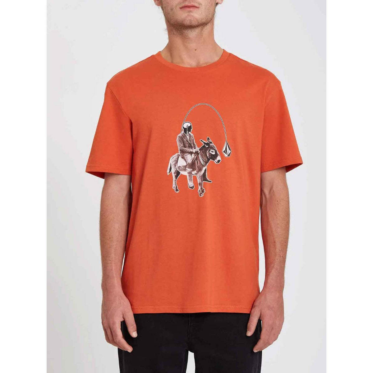 Vêtements Homme T-shirts manches courtes Volcom Ass Off Burnt Ochre Orange