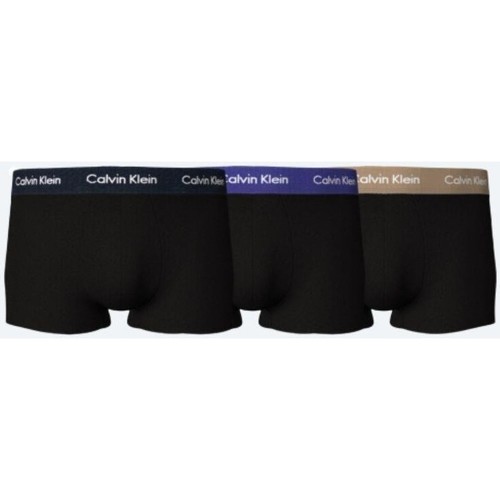 Sous-vêtements Homme Caleçons Calvin Klein Jaqueline Jeans 0000U2664G6ED LOW RISE TRUNK 3PK Noir